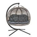 Flower House Flower House FHPC100-DC 400 lbs Bohemian Dreamcatcher Loveseat with Stand; 66 x 50 x 43 in. FHPC100-DC